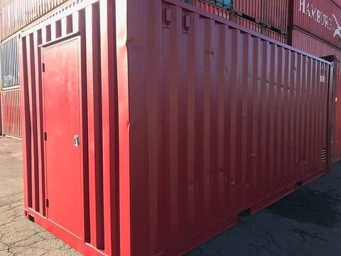 20ft Red Shipping Container Durable storage & transport solution