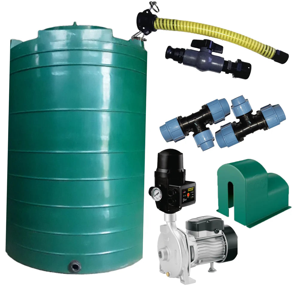 5000L Water Tank & Pressure Pump Combo