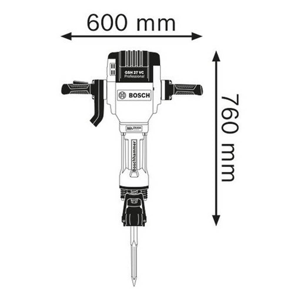 BOSCH | Breaker 2000W Professional | GSH 27 VC