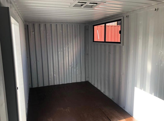 Converted Shipping Container Secure portable space solution