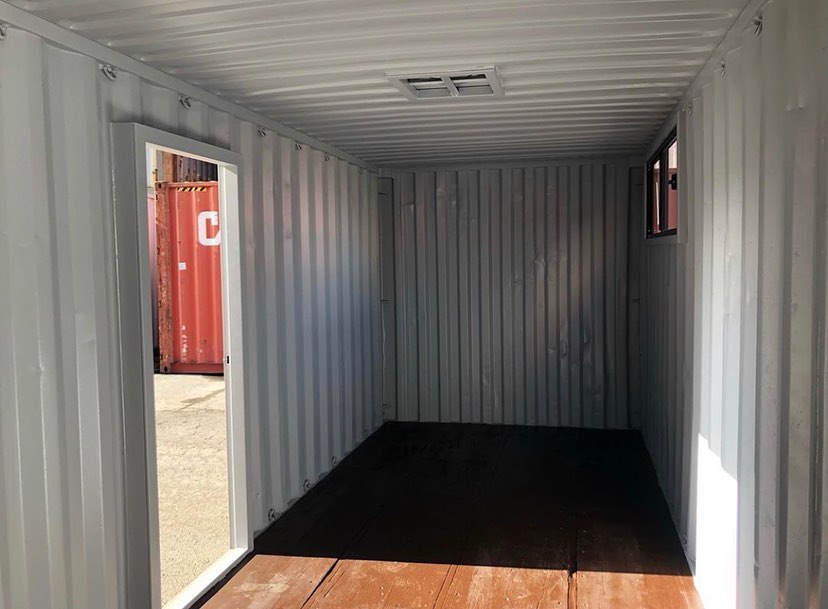 Converted Shipping Container Secure portable space solution