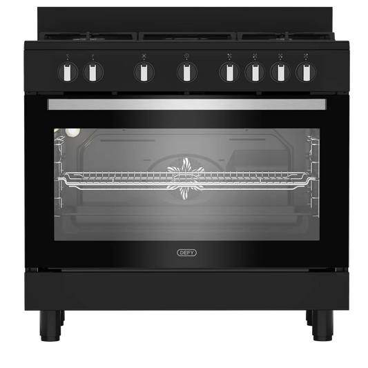 Defy DGS90GEB 90cm Gas Electric Range Cooker Black