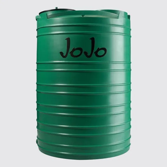 JoJo Tank 4750 L Vertical Water Storage (JoJo Tank Green) - Algae-Free Storage, 10-Year Warranty, Trusted Durability