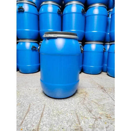 New 50 Litre Open Top Blue Plastic Drum