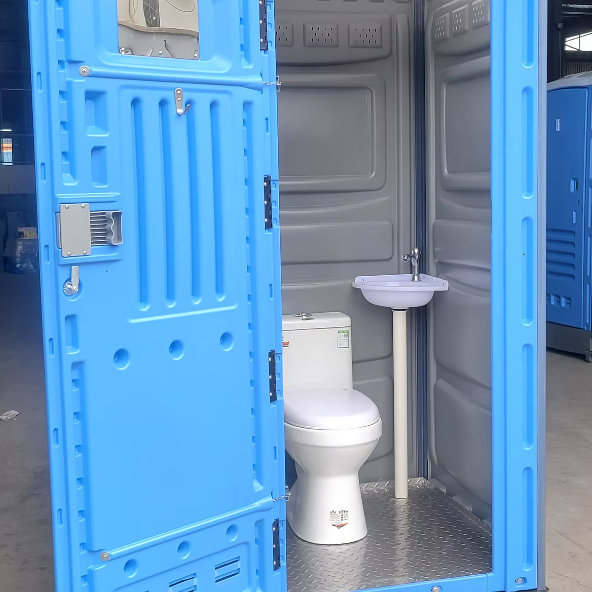 Plastic Mobile Flushing Toilet