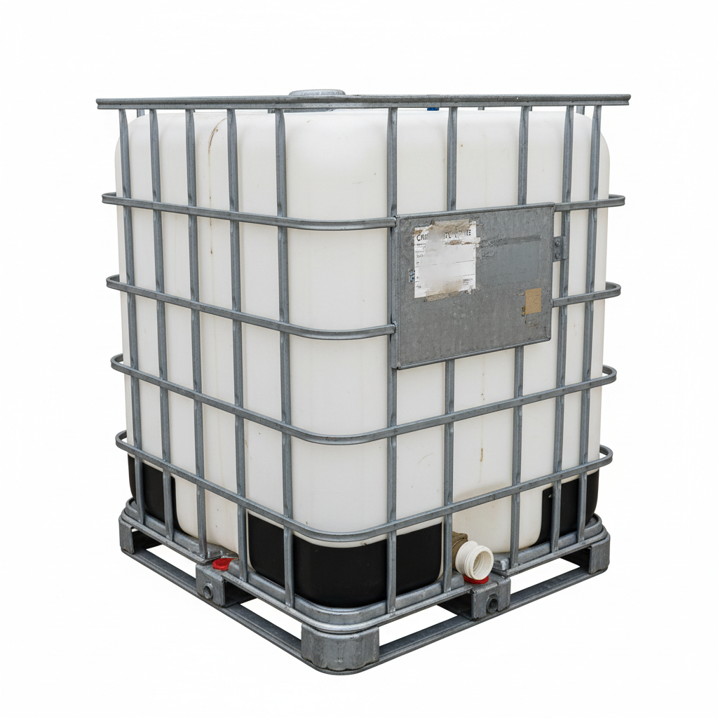 B-grade 1000l Flowbin™ tank (B90) Chemical grade