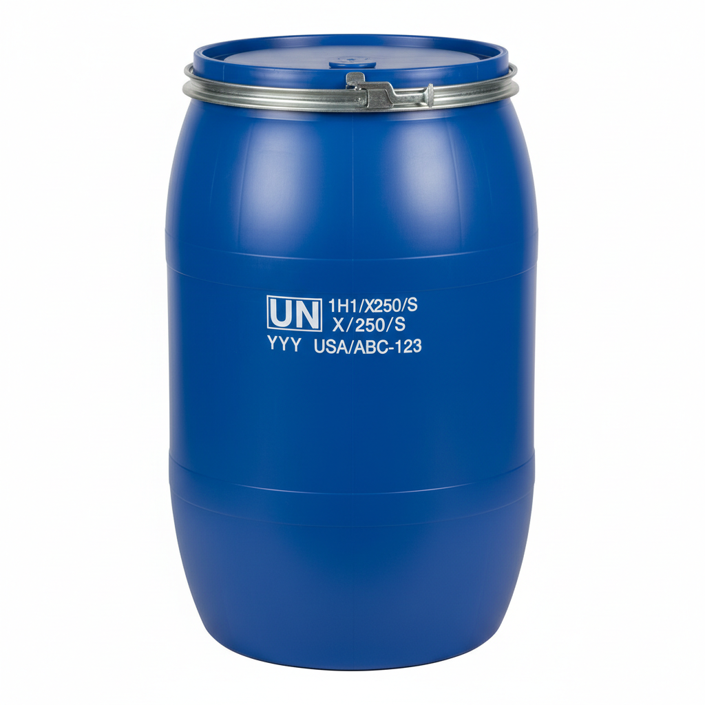 FOOD GRADE 210 Liter BRAND NEW UN Approved Close Top Blue Drums