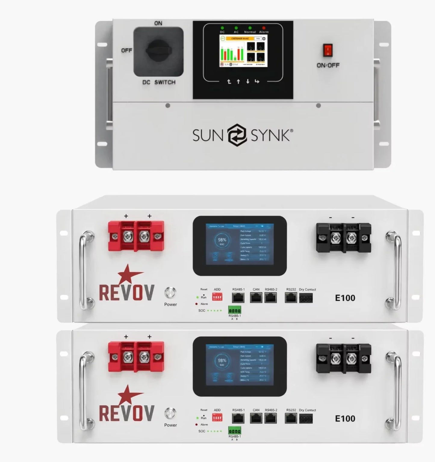10.24kWh REVOV Battery Backup System with 6kW Hybrid Inverter