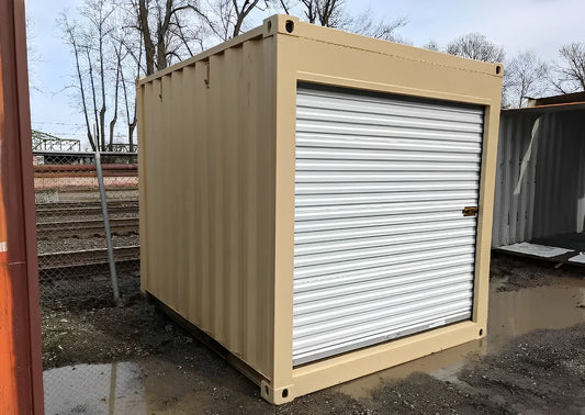 10Ft Shipping Container With Roll-Up Door