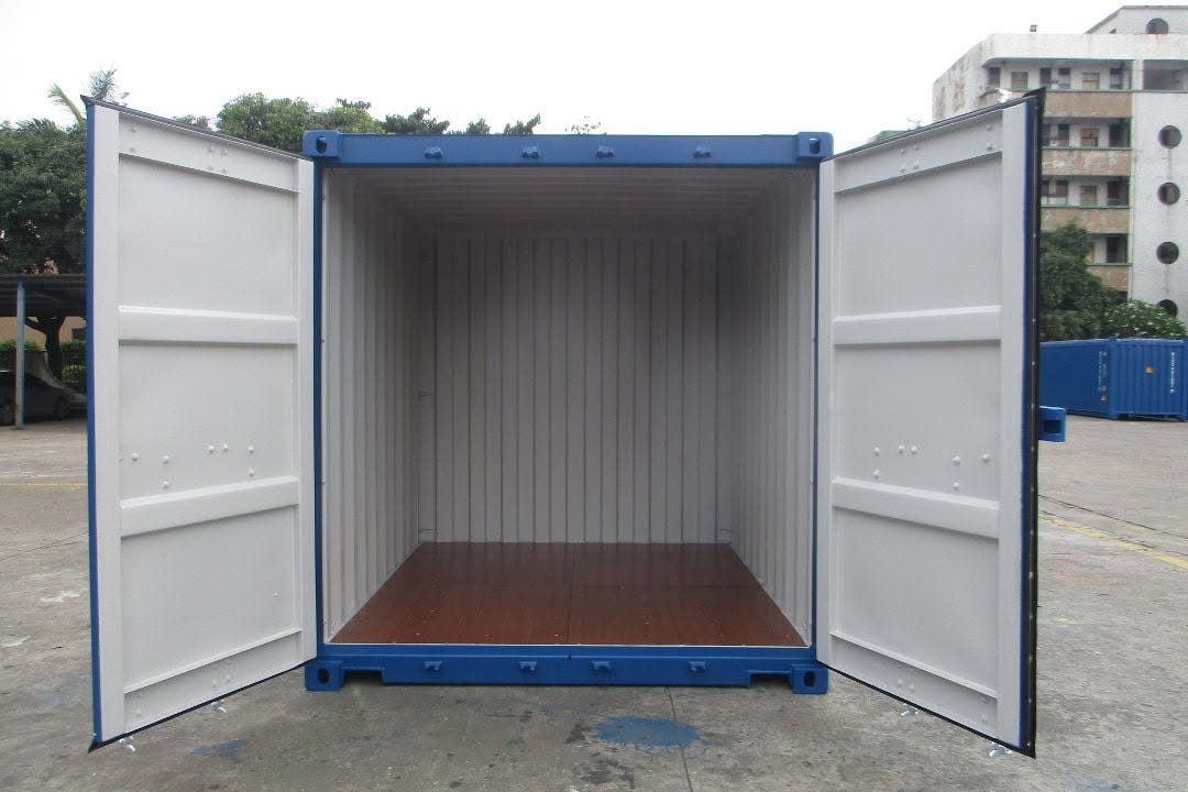 10ft Shipping Container / Compact steel storage solution