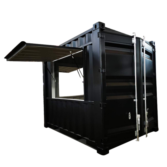 10ft Wing Flying Open Window Movable Café Bar Container Shop