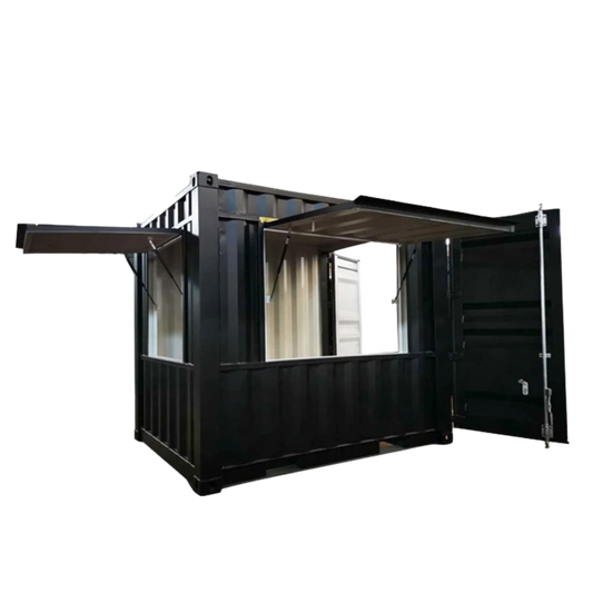 10ft Wing Flying Open Window Movable Café Bar Container Shop