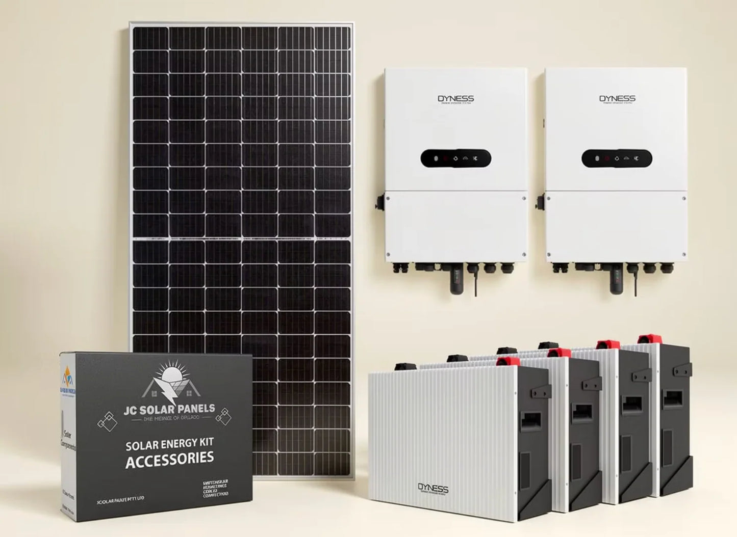 10kW Complete Solar System Kit | 12.2kWh Battery Storage