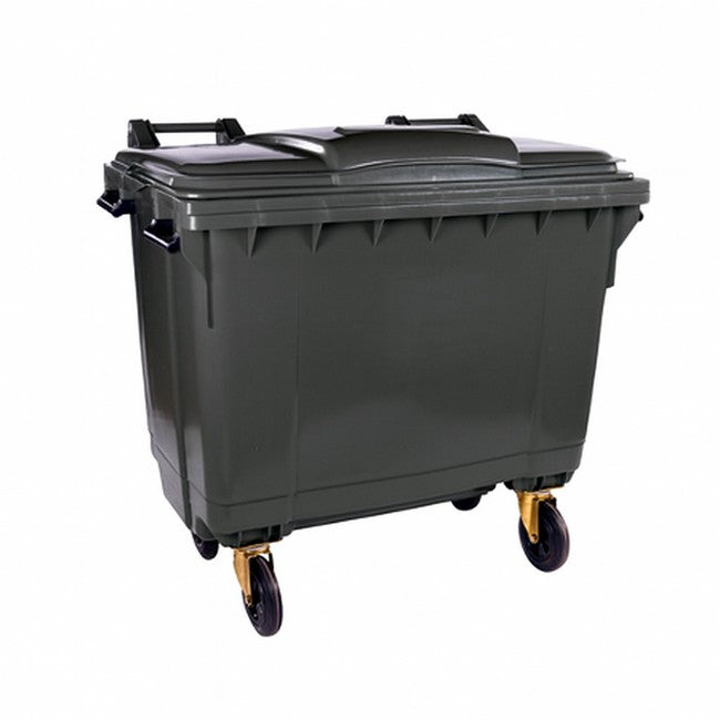 1100L Wheelie Bin - 4 Wheel - Bulk Bin - Plastic