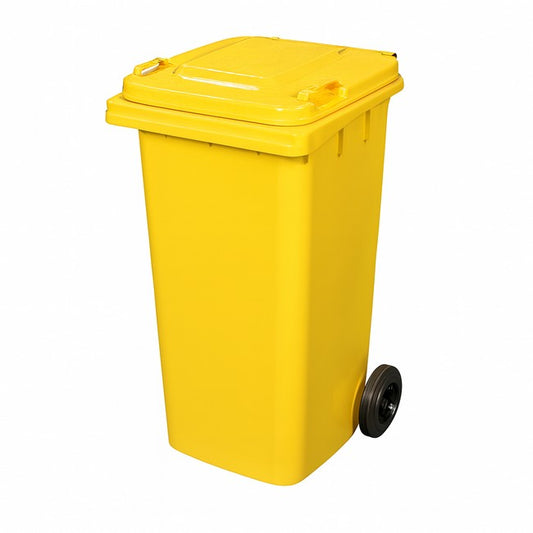 120L Wheelie Bin - 2 Wheel - Plastic