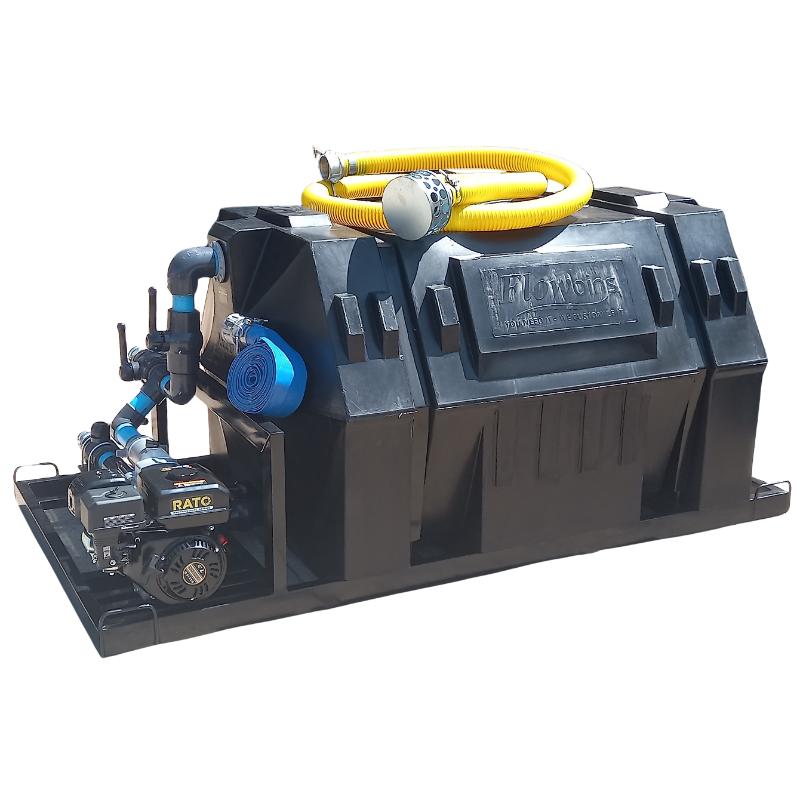 1500l Honey Sucker mobile Horizontal Unit