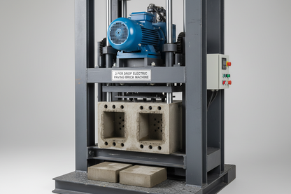 2 Per Drop Electric Paving Brick Machine/Mould