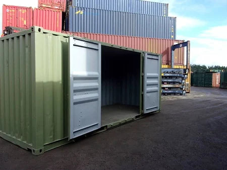 20 Ft′ USED Storage Container with Side Doors.