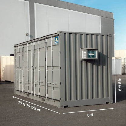 20ft Office Container with Air Conditioning / Durable storage unit for versatile use