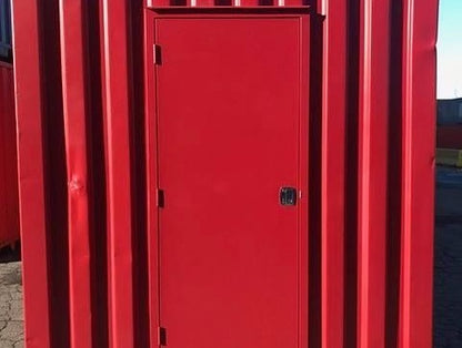 20ft Red Shipping Container Durable storage & transport solution