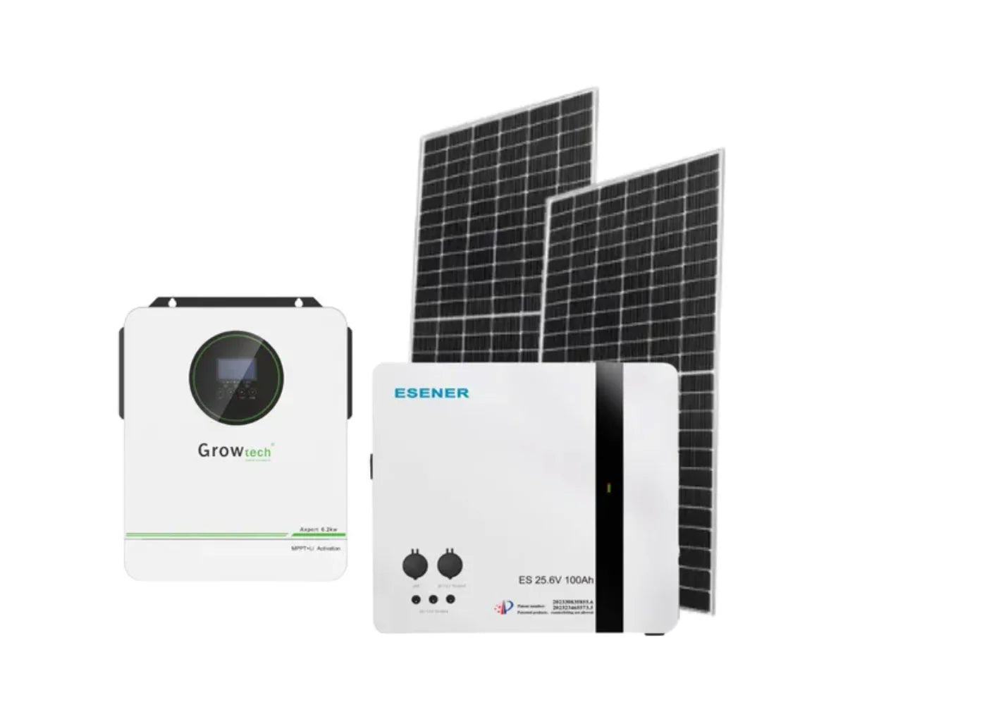 3.6kW Growtech Inverter 2.56kWh Esener Lithium Battery Solar System