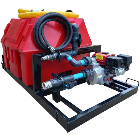 500L Water Bowser 2.8 Bar Single Outlet Bakkie Sakkie Unit | Mobile Water Tank System
