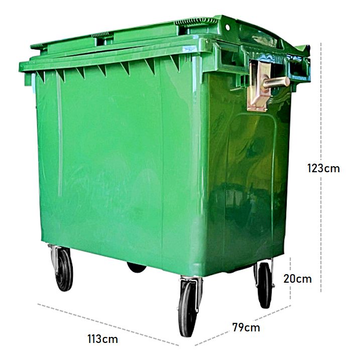 660L Wheelie Outdoor Bin For Sale
