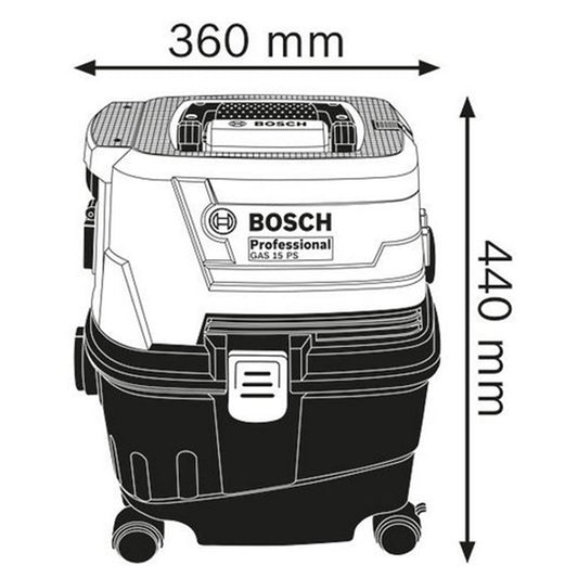 BOSCH Wet/Dry Extractor Professional | GAS 15 PS
