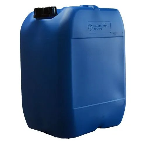 Blue 30 Litre Plastic Jerry Can with Temper Evident Cap