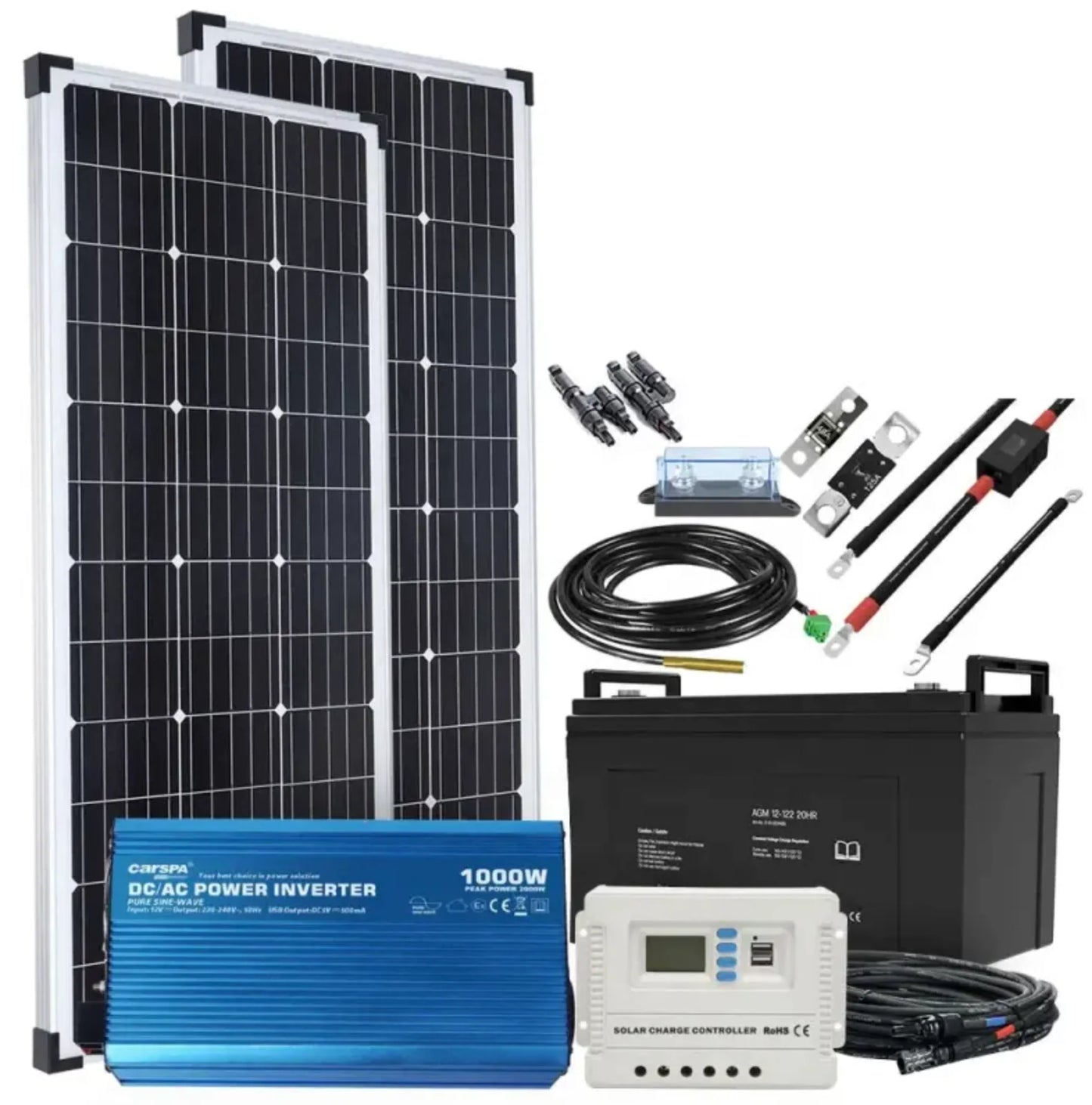CARSPA SCI1000 Off-Grid Solar Power System – Reliable Energy for Home, Commercial, and Industrial Use