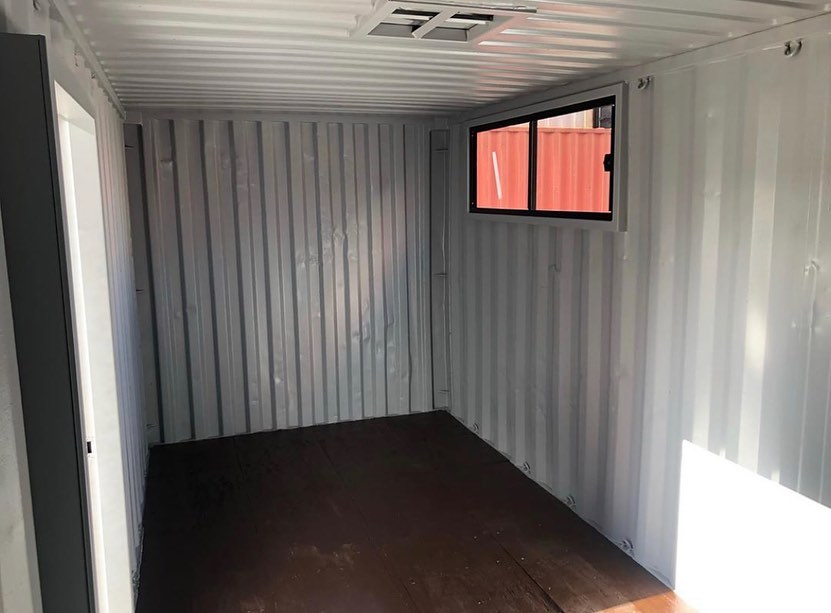 Converted Shipping Container Secure portable space solution