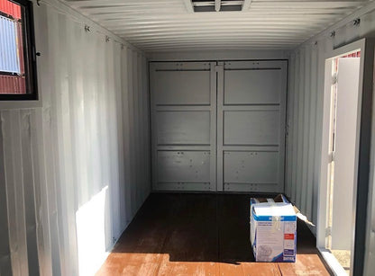 Converted Shipping Container Secure portable space solution
