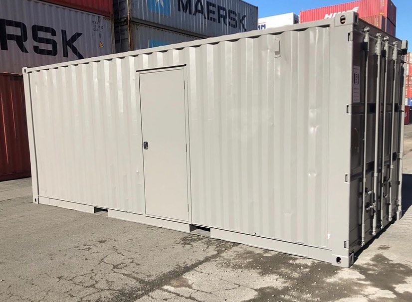 Converted Shipping Container Secure portable space solution