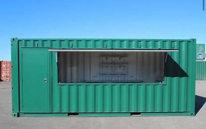 Converted Shipping Container Kiosk Mobile Shop or Food Stand