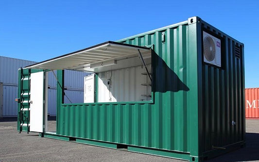 Converted Shipping Container Kiosk Mobile Shop or Food Stand