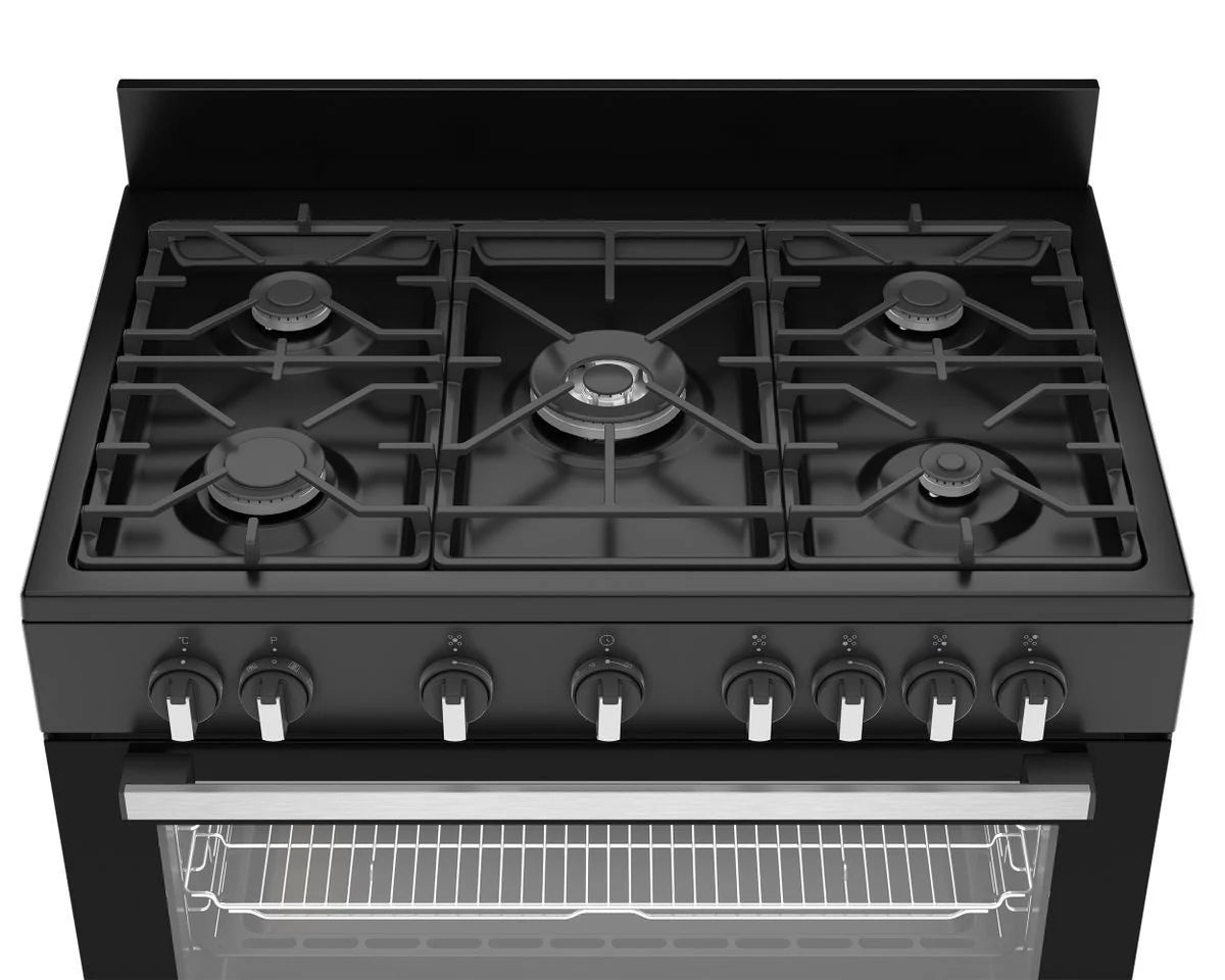 Defy DGS90GEB 90cm Gas Electric Range Cooker Black