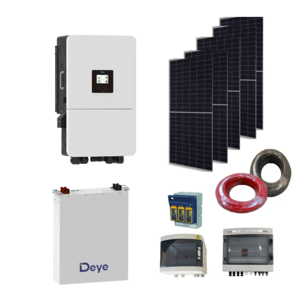 Deye 5kw Solar Kit with Deye battery 5.12kw Storage