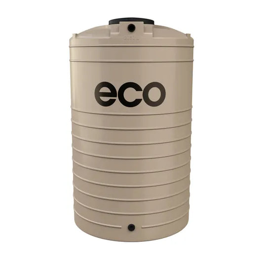 Eco Tanks 2050 Litre Vertical Water Tank – Beige