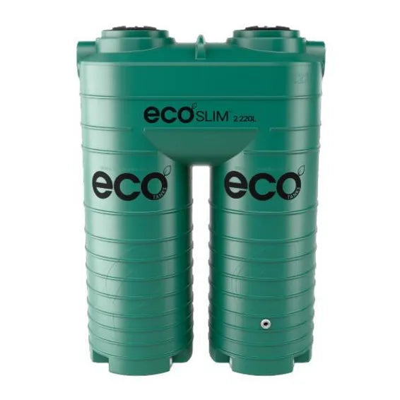 Eco Tanks 2220 Litre Ecoslim Vertical Water Tank – Green