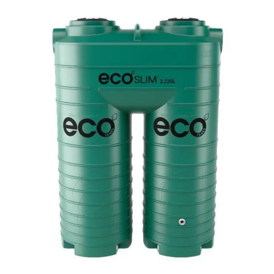 Eco Tanks 2220 Litre Ecoslim Vertical Water Tank – Green