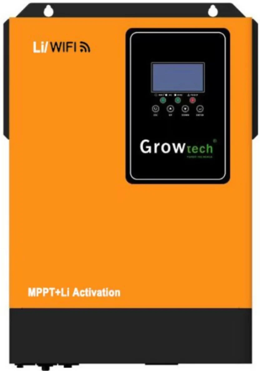 Growtech 5.5kW Hybrid Inverter Solar System Pure Sine Wave Inverter (With Battery)