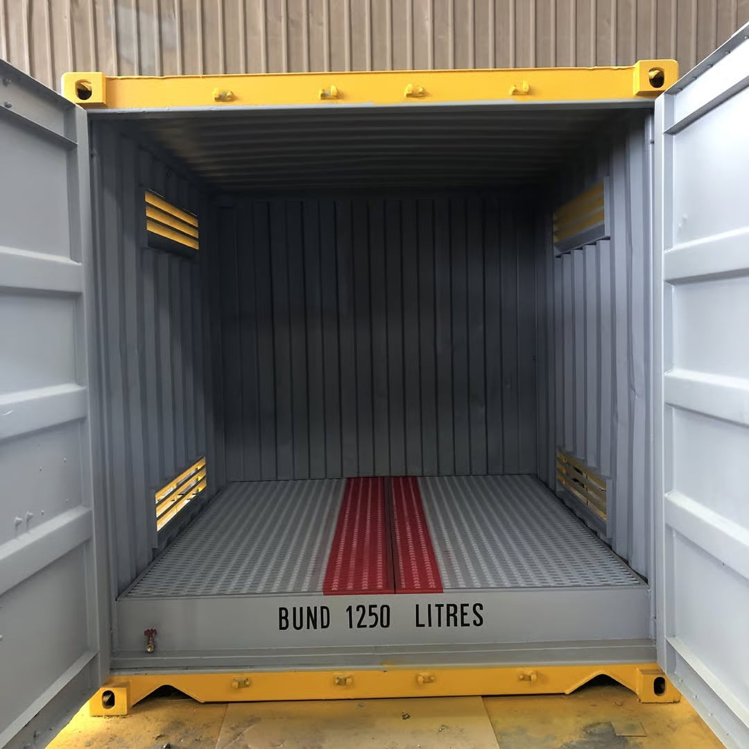 Heavy Duty Steel Storage Container / Weatherproof industrial container