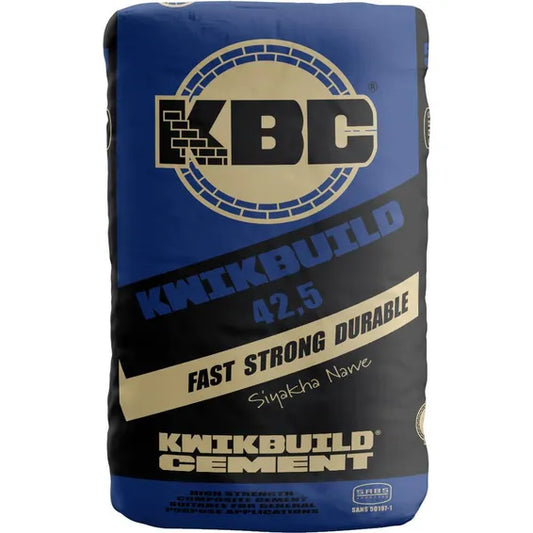 KBC 42.5N Premium Cement | Full Truckload (640 x 50kg Bags) | Direct Delivery to the site