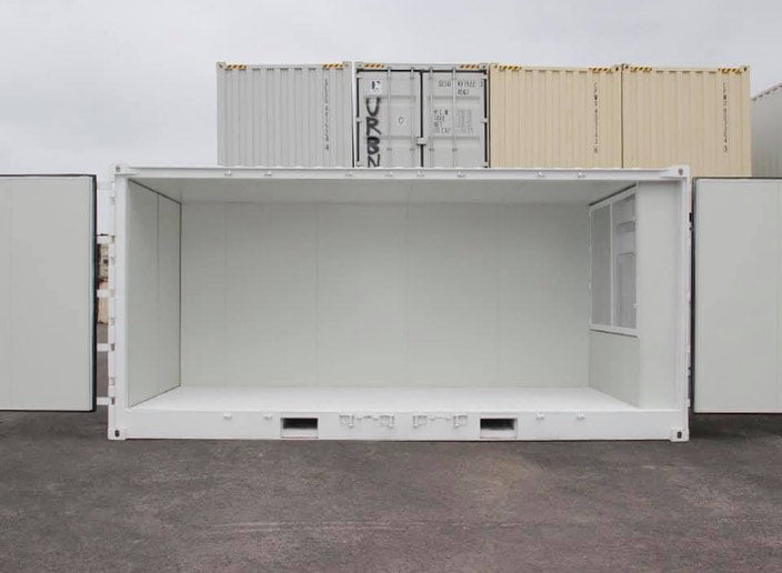 Modified Shipping Container Office Portable workspace solution