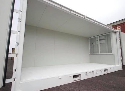 Modified Shipping Container Office Portable workspace solution
