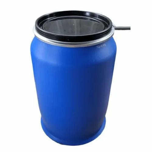 New 250 Litre Open Top Blue Plastic Drum