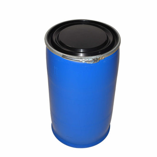New 300 Litre Open Top Blue Plastic Drum