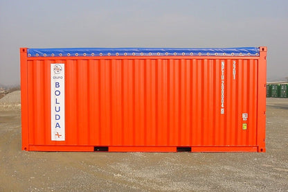 Red Shipping Container Durable storage and transport unit
