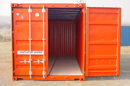 Red Shipping Container Durable storage and transport unit