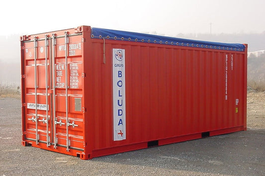 Red Shipping Container Durable storage and transport unit